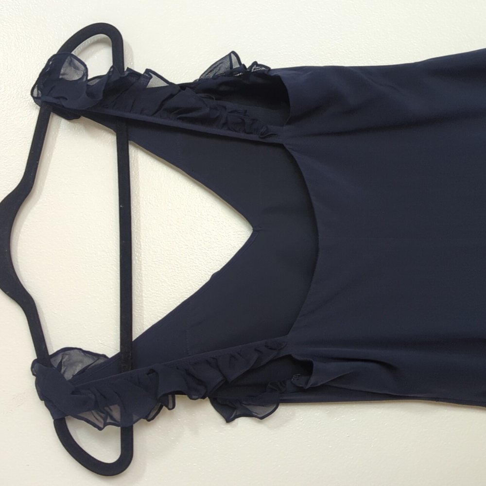 Cinq à Sept Black Ruffle Mini Dress - Picture 8 of 12